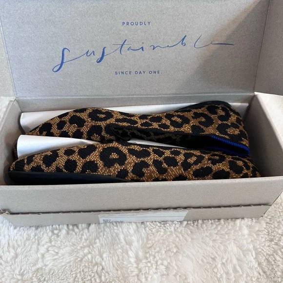 Rothy’s Leopard Print Women's Loafers Size 10 New in Box - Picture 8 of 10